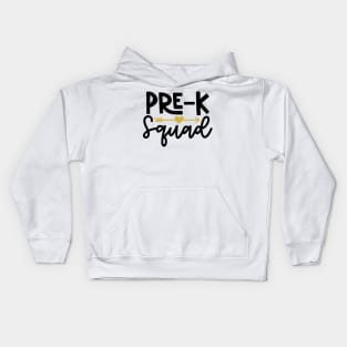 Pre-K Squad Back to School Kids Kids Hoodie